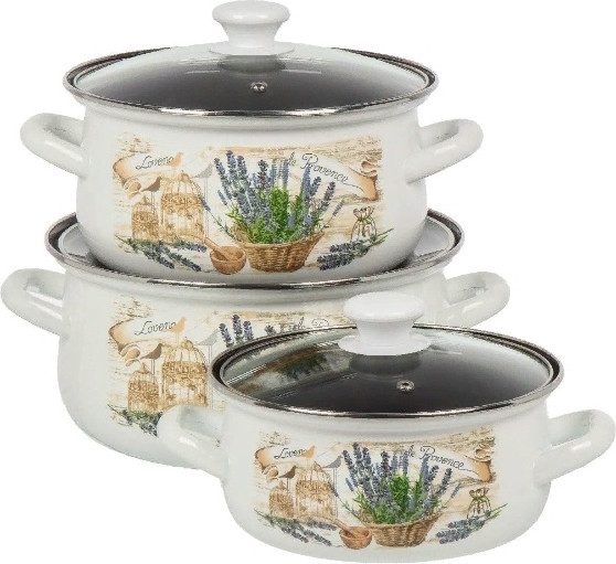 Набор кастрюль КМЗ Сбор трав-1-Экстра / 61904 - фото