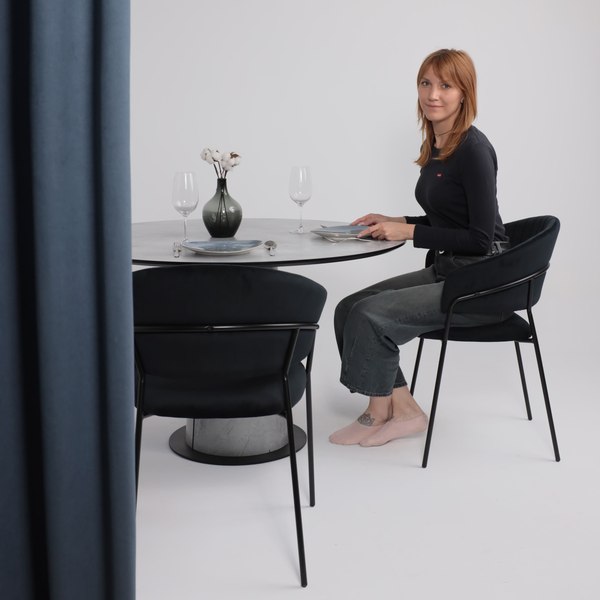 Обеденный стол LEPREMO AV 1317 HPL+МДФ 1200