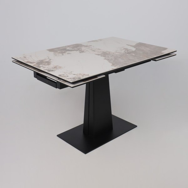 Обеденный стол LEPREMO AV 2119 МДФ+керамика раздвижной 1200-1800x800