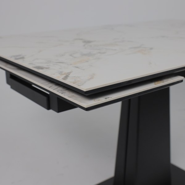 Обеденный стол LEPREMO AV 2119 МДФ+керамика раздвижной 1200-1800x800