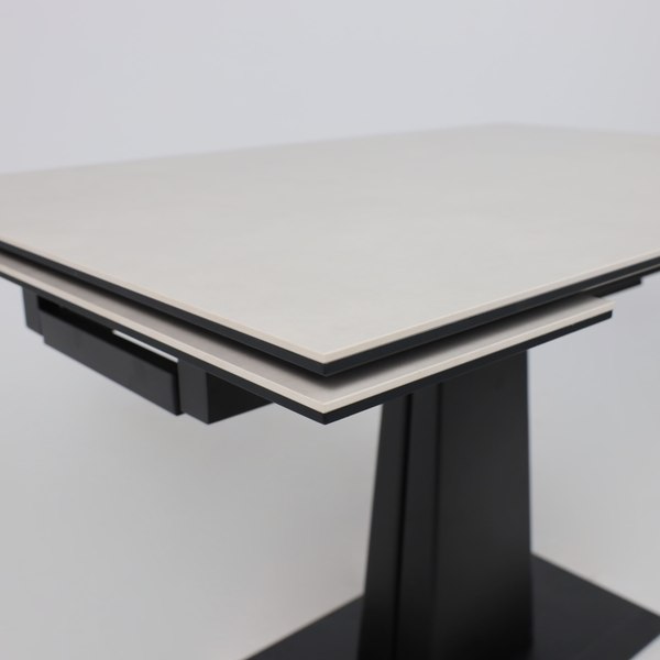 Обеденный стол LEPREMO AV 2119 МДФ+керамика раздвижной 1200-1800x800