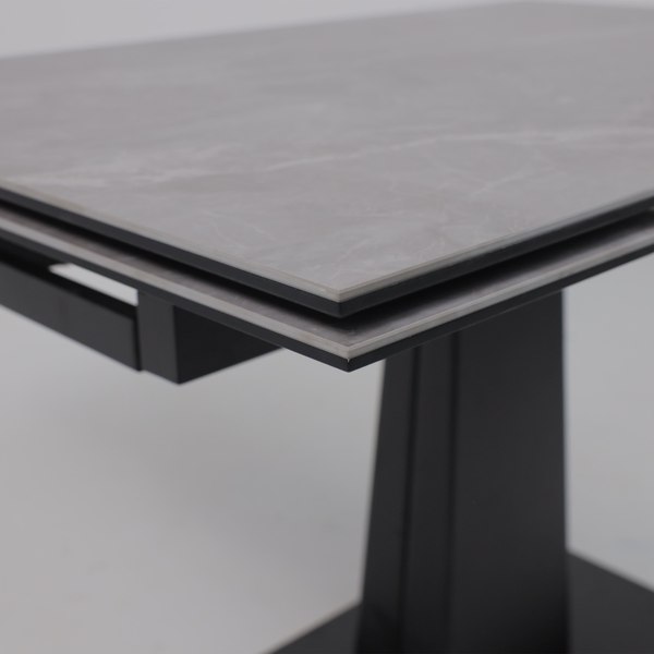 Обеденный стол LEPREMO AV 2119 МДФ+керамика раздвижной 1200-1800x800