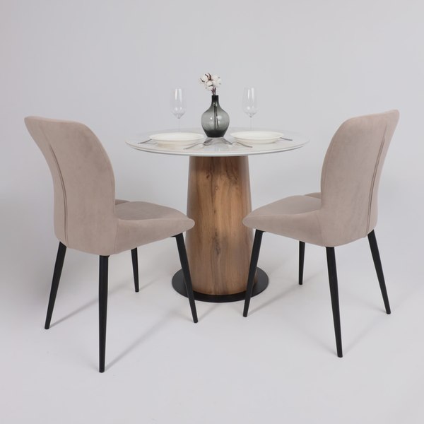 Обеденный стол LEPREMO AV 2317 МДФ+керамика 900