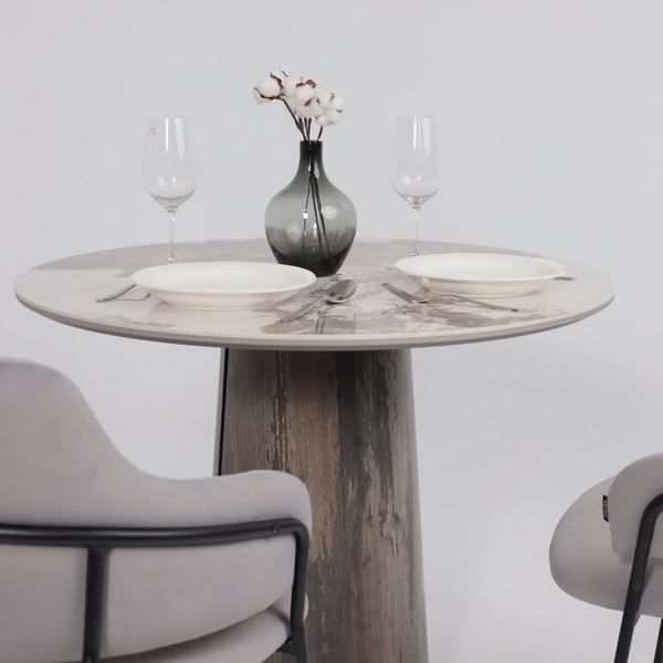 Обеденный стол LEPREMO AV 2317 МДФ+керамика 900