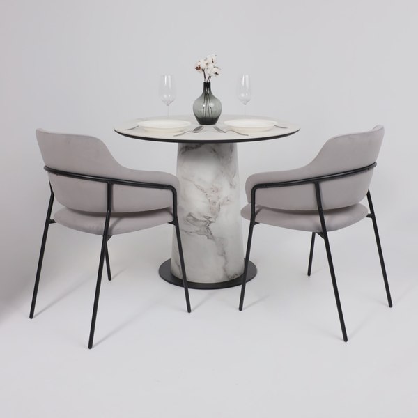 Обеденный стол LEPREMO AV 2317 МДФ+керамика 900