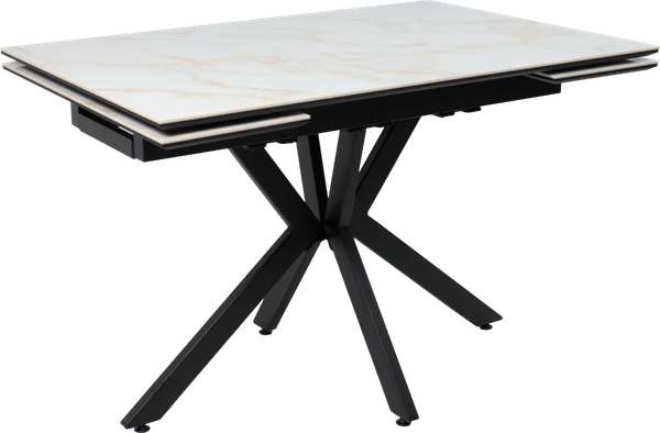 Обеденный стол LEPREMO AV 2111 МДФ+керамика раздвижной 1200-1800x800 - фото