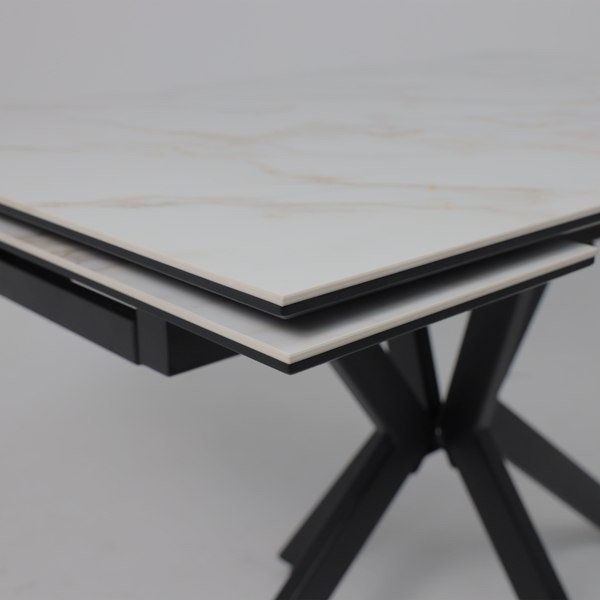 Обеденный стол LEPREMO AV 2111 МДФ+керамика раздвижной 1200-1800x800