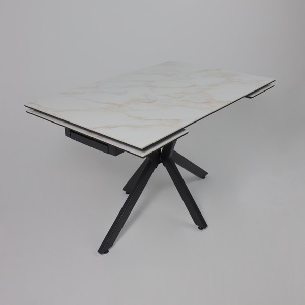 Обеденный стол LEPREMO AV 2111 МДФ+керамика раздвижной 1200-1800x800