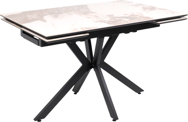 Обеденный стол LEPREMO AV 2111 МДФ+керамика раздвижной 1200-1800x800 - фото
