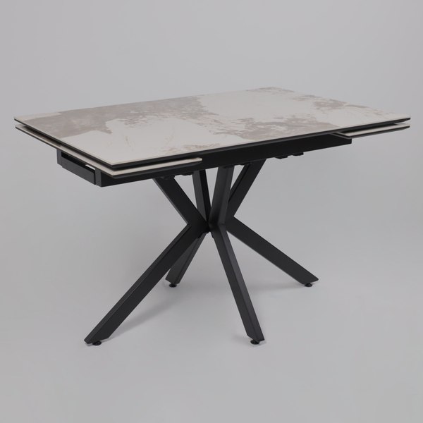 Обеденный стол LEPREMO AV 2111 МДФ+керамика раздвижной 1200-1800x800