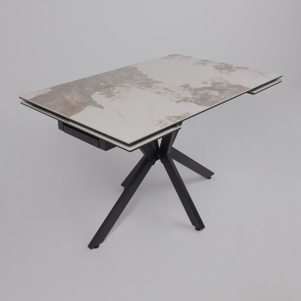 Обеденный стол LEPREMO AV 2111 МДФ+керамика раздвижной 1200-1800x800