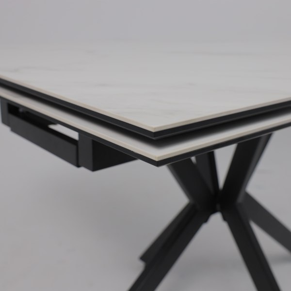 Обеденный стол LEPREMO AV 2111 МДФ+керамика раздвижной 1200-1800x800