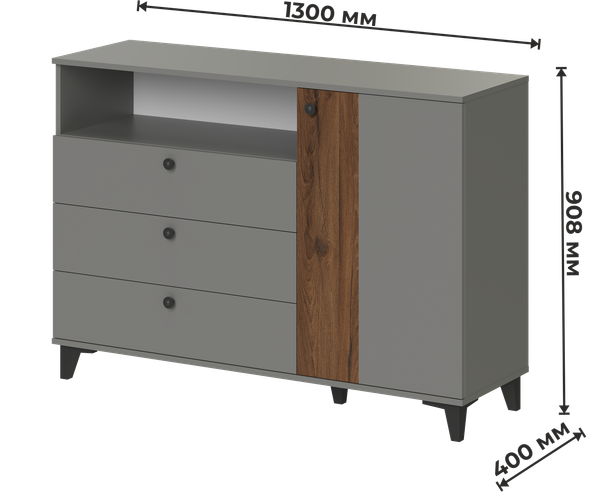 Комод MySTAR Грейсон ИВ-127.01