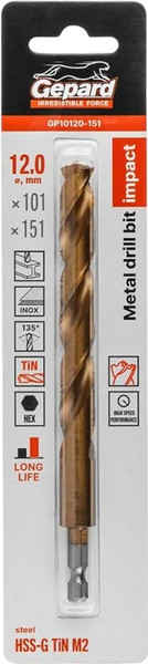 Сверло Gepard По металлу / GP10120-151 - фото