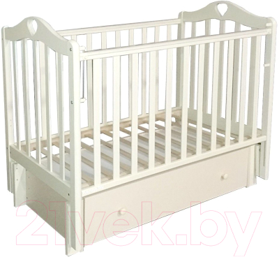 Детская кроватка Антел Каролина-4/6 (слоновая кость) - фото