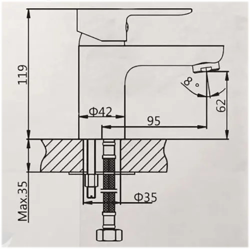 Смеситель AV Engineering AVLOR1-A359-623