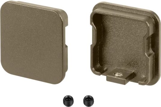 Заглушка для профиля Arlight LINE-D-3030 SQUARE OLIVE GREY / 055452 - фото