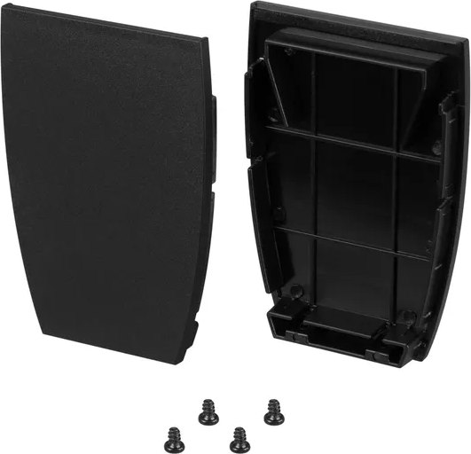 Заглушка для профиля Arlight LINE-5075-U-HONEYCOMB BLACK глухая / 044887 - фото