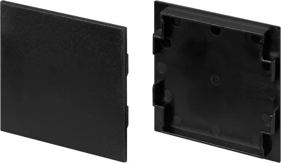 Заглушка для профиля Arlight LINE-5050-DUAL BLACK / 047514 - фото