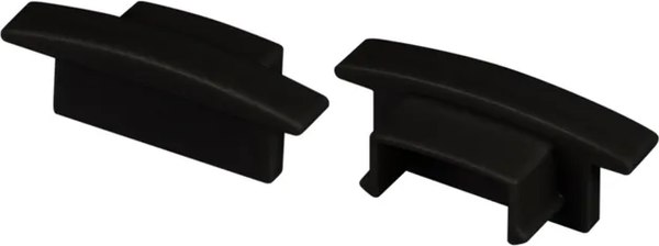 Заглушка для профиля Arlight LINE-2308-F BLACK глухая / 040322 - фото