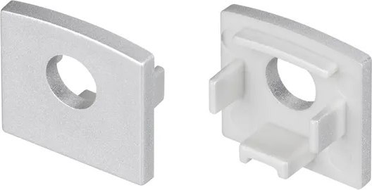 Заглушка для профиля Arlight LINE-1716 с отверстием / 046078 - фото