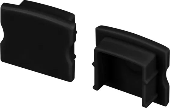 Заглушка для профиля Arlight LINE-1715 глухая BLACK / 044276 - фото