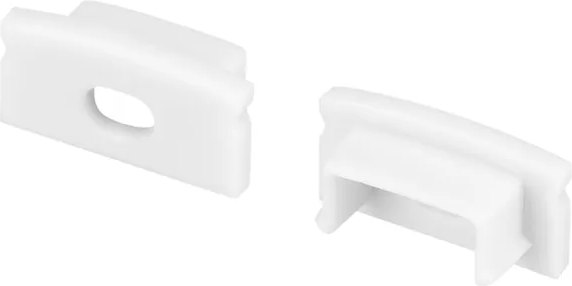 Заглушка для профиля Arlight LINE-1708 с отверстием WHITE / 044235 - фото