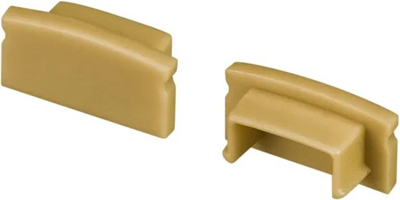 Заглушка для профиля Arlight LINE-1708 GOLD глухая / 039994 - фото