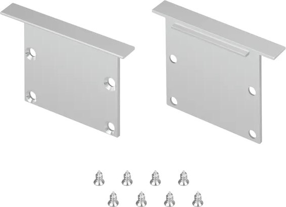 Заглушка для профиля Arlight LINIA49-F-S глухая / 041760 - фото