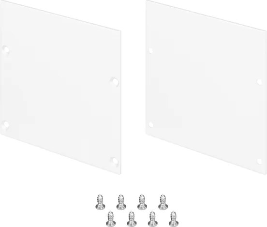 Заглушка для профиля Arlight LINE-S-7575 WHITE глухая / 041887 - фото