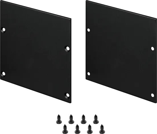 Заглушка для профиля Arlight LINE-S-7575 BLACK глухая / 041886 - фото