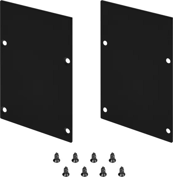 Заглушка для профиля Arlight LINE-S-5075 BLACK глухая / 041865 - фото