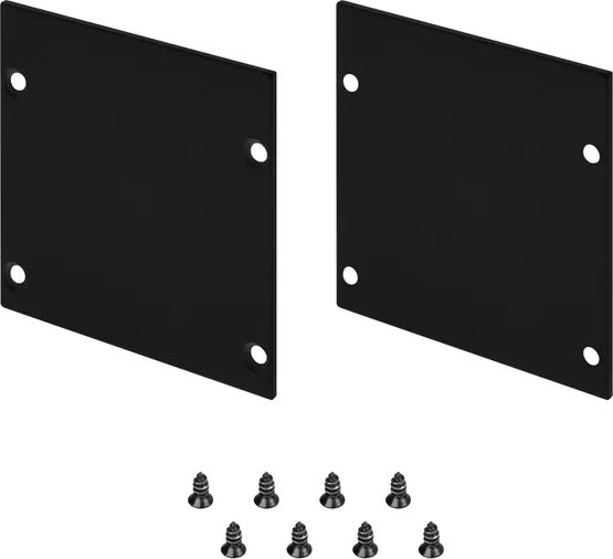 Заглушка для профиля Arlight LINE-S-5050 BLACK глухая / 041868 - фото