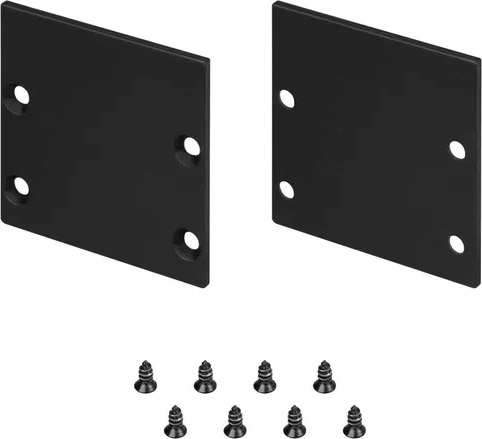 Заглушка для профиля Arlight LINE-S-3535 BLACK глухая / 041867 - фото