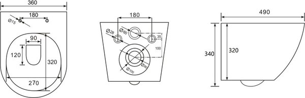 Унитаз подвесной AV Engineering Comfort X / AVWHR203X