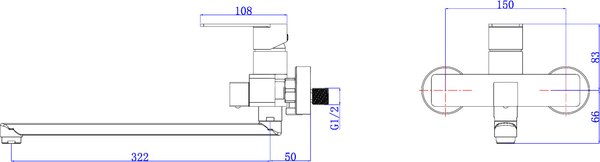 Смеситель AV Engineering AVLES7-BW0