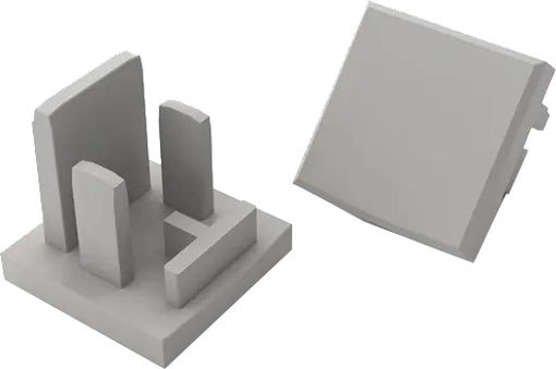 Заглушка для профиля Arlight PIK-1010 глухая / 029593 - фото