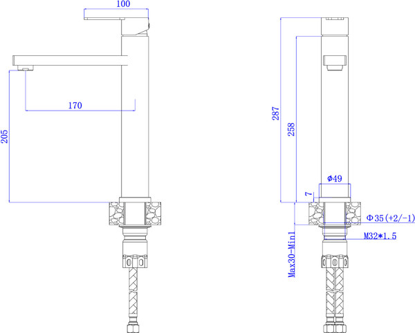 Смеситель AV Engineering AVBON1-BW1