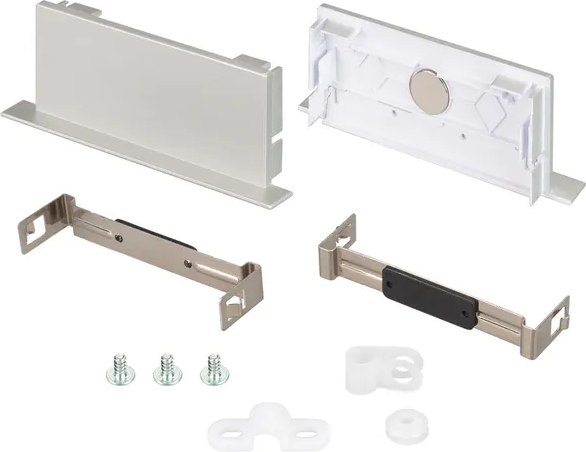 Заглушка для профиля Arlight S2-LINIA94-F Silver / 021185(1) - фото