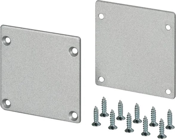 Заглушка для профиля Arlight SL-ARC-3535 Silver / 026589 - фото