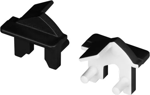 Заглушка для профиля Arlight SL-BEVEL-H12-F13 BLACK / 043752 - фото