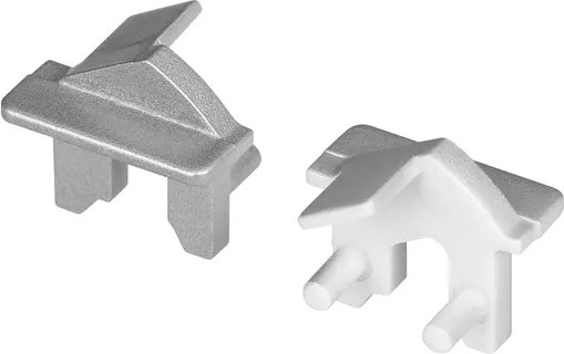 Заглушка для профиля Arlight SL-BEVEL-H12-F13 IRON GREY / 045569 - фото