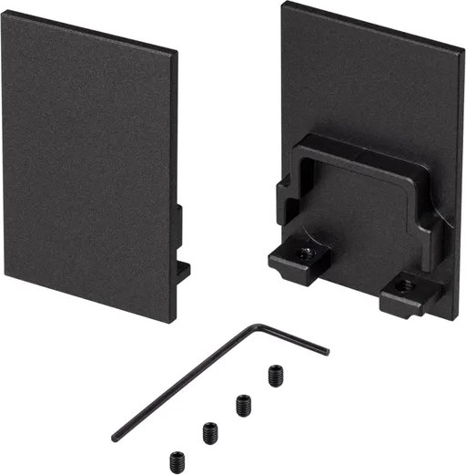 Заглушка для профиля Arlight SL-COMFORT-3551 BLACK глухая / 031794(1) - фото