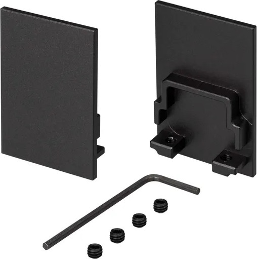 Заглушка для профиля Arlight SL-COMFORT-3551 BLACK глухая / 031794 - фото