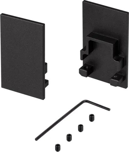 Заглушка для профиля Arlight SL-COMFORT-2542 BLACK глухая / 031773(1) - фото