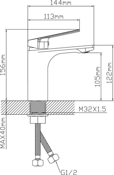 Смеситель Econoce EC0801BL