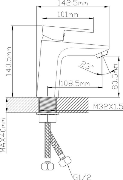 Смеситель Econoce EC0811BL