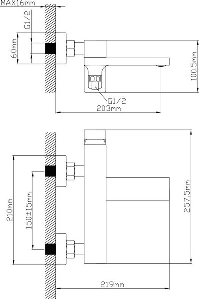 Смеситель Econoce EC0813BL