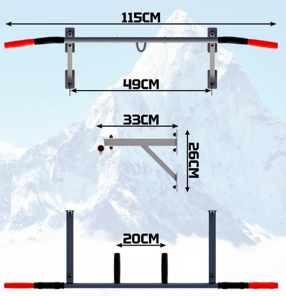 Турник Absolute Champion Aktiv Настенный / АЧ13807