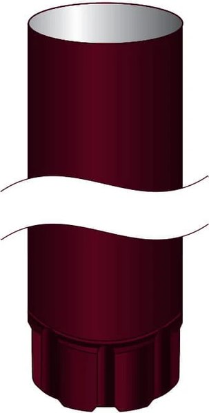 Труба водосточная Скайпрофиль Металлическая 90x3000